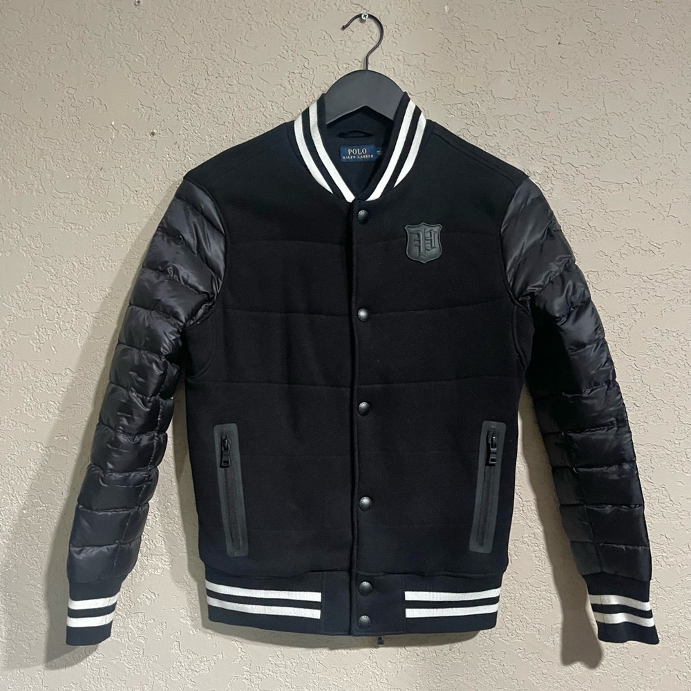 Polo Ralph Lauren | Varsity Striped Bomber Jacket XS